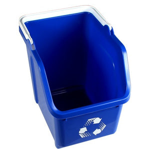Stackable Recycling Bin Royal Blue