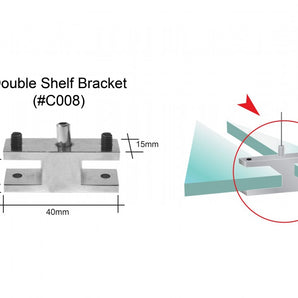 Cablewire Systems Double Shelf Bracket #C008