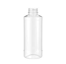 Bottle Clear  PETE Cylinder 125mL/4oz