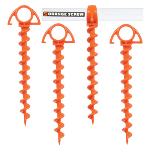 Orange Screw Ground Anchor