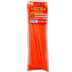 Tool City Cable Tie Standard D. Orange 14086 11.8"