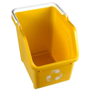 Stackable Recycling Bin Yellow