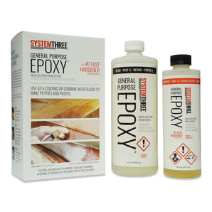 System Three General Purpose Epoxy Kits — Fast (#1), 1.4 L