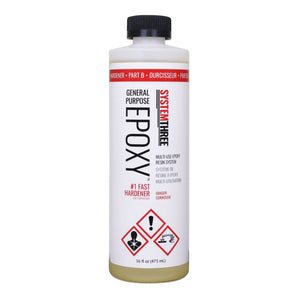 System Three General Purpose Epoxy Hardeners — Fast (#1), 473 mL