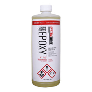 System Three General Purpose Epoxy Hardeners — Fast (#1), 946 mL