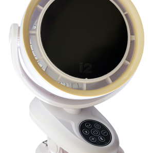 i2 Desktop Fan Full Feature w/Clamp - White