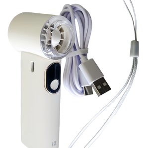 i2 Mini Handheld Fan - White