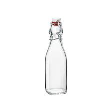 Glass Bottle W/Swing Top Clear 250ml/9oz