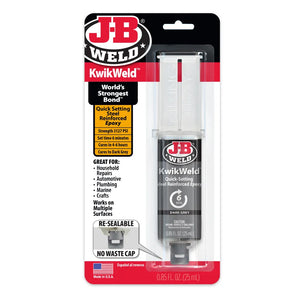 JB Weld Kwikweld Reinforced Epoxy Dark Gray 0.85oz