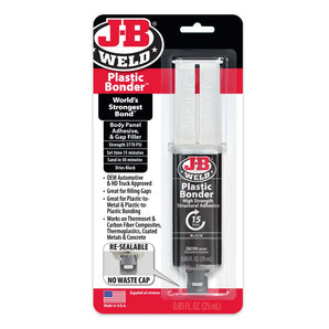 JB Weld Plastic Bond Black 50139 0.85oz