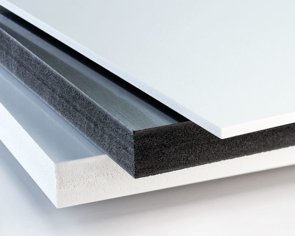 3 sheets of komacell foamed pvc