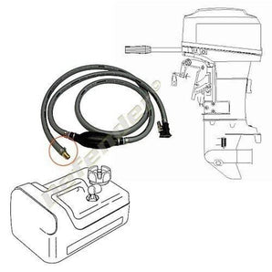 Moeller Mercury Fuel Line to Tank Connector 033421