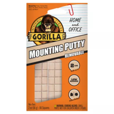 Gorilla Mounting Putty – product packaging