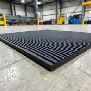 Nwr Rubber Mat 1/4In Ribbed