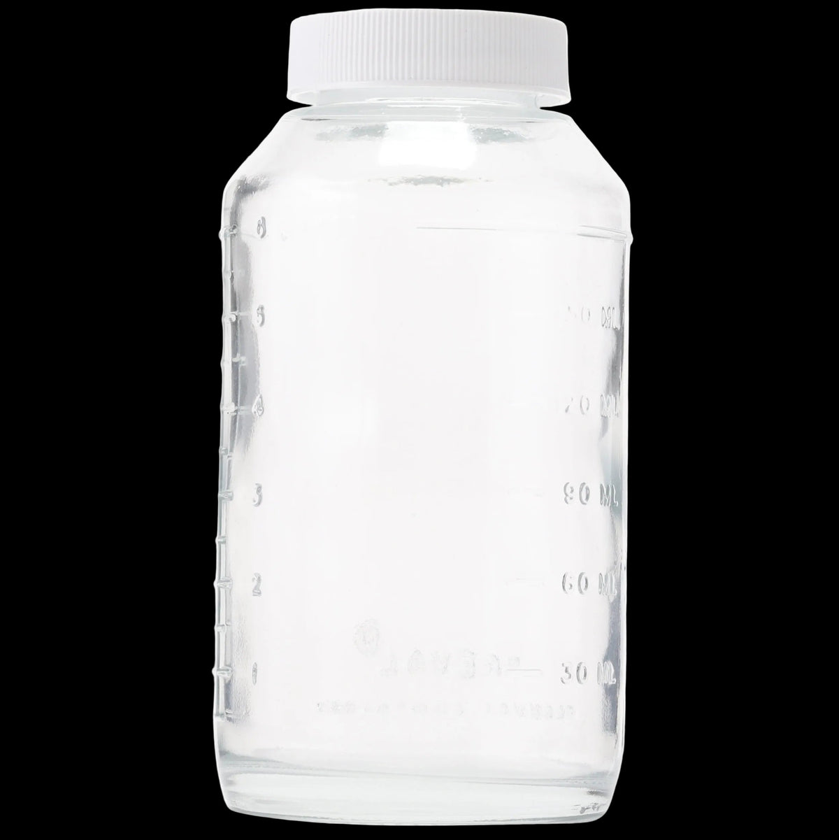 Preval replacement glass product reservoir with white cap
