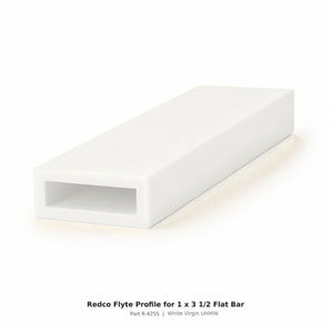 Redco™ UHMW Flyte Profile for 1" x 3.5" Steel R-4255