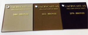 Acrylic Sheet 2412 Medium Bronze 6 mm