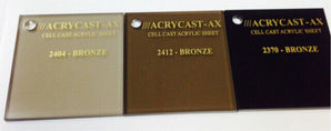 Acrylic Sheet 2370 Dark Bronze  4.5 mm