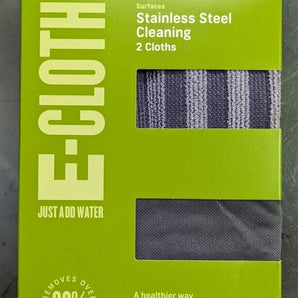 E-Cloth Stainless Steel 2-Pk 10617