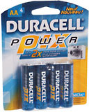 Duracell Battery AA Power Pix 4-Pack