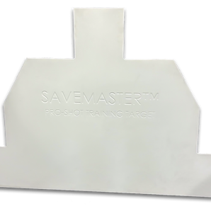 White plastic with savemaster printed on it.