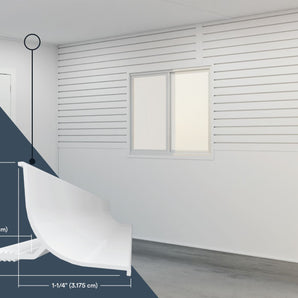 Trusscore PVC Inside Cove Corner Grey