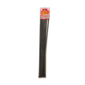 UV Black 24.9" Heavy Duty Cable Ties - 25 Pack