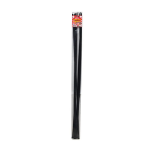 UV Black 48" Heavy Duty Cable Ties - 10 Pack