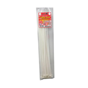 Natural 18" Heavy Duty Cable Ties - 50 Pack