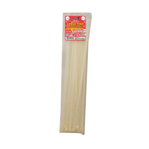 Natural 17" Heavy Duty Cable Ties - 50 Pack