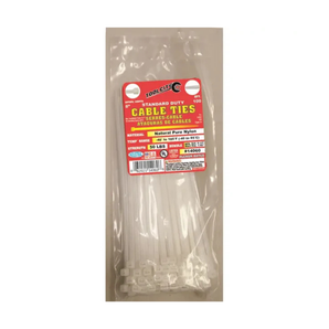 Natural Standard Duty Cable Ties – 100 Pack