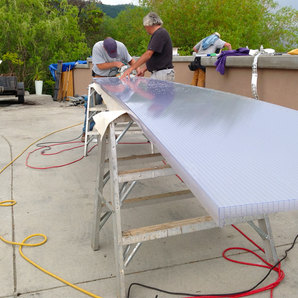 Twinwall 8mm Polycarbonate Sheet
