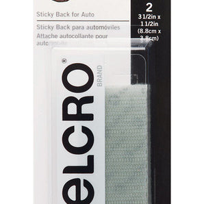 Velcro For Plastic  Hook & Loop Sticky Back 1 1/2"x3 1/2"