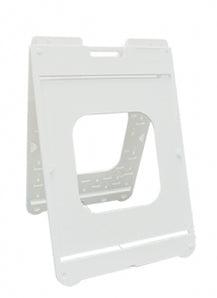 A-Frame Sandwich Board, Plasticade Simpo Sign II 22" x 28" White