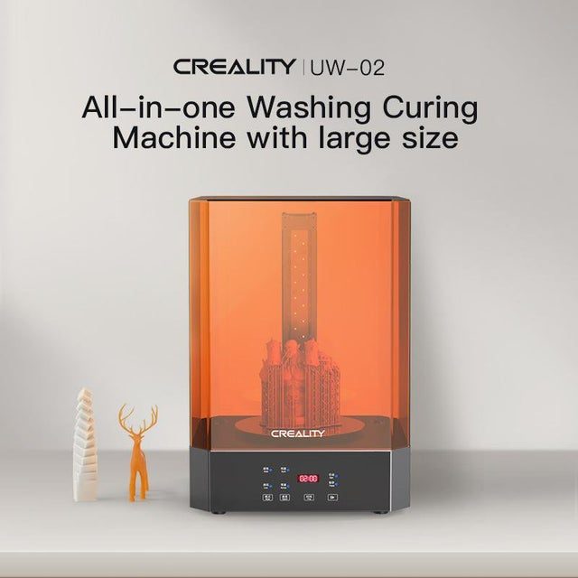 Creality Wash and Cure Station UW 02 Bundle 3D Printer Resin 1Kg,  Transparent