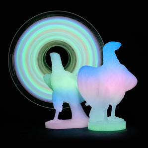 Hello3D PLA Filament Glow-in-the-Dark Rainbow