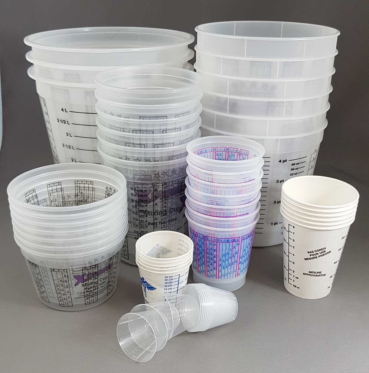 Graduated-Plastic-Mixing-Containers – Go Industrial