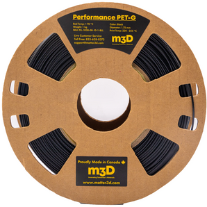 Performance PETG Filament Black 1kg 1.75mm