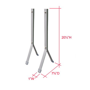 Metal Support Legs for Sneeze Guards